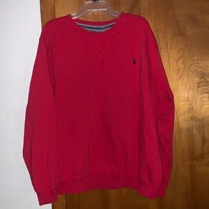 Red 2XL U.S. Polo Assn. Crewneck